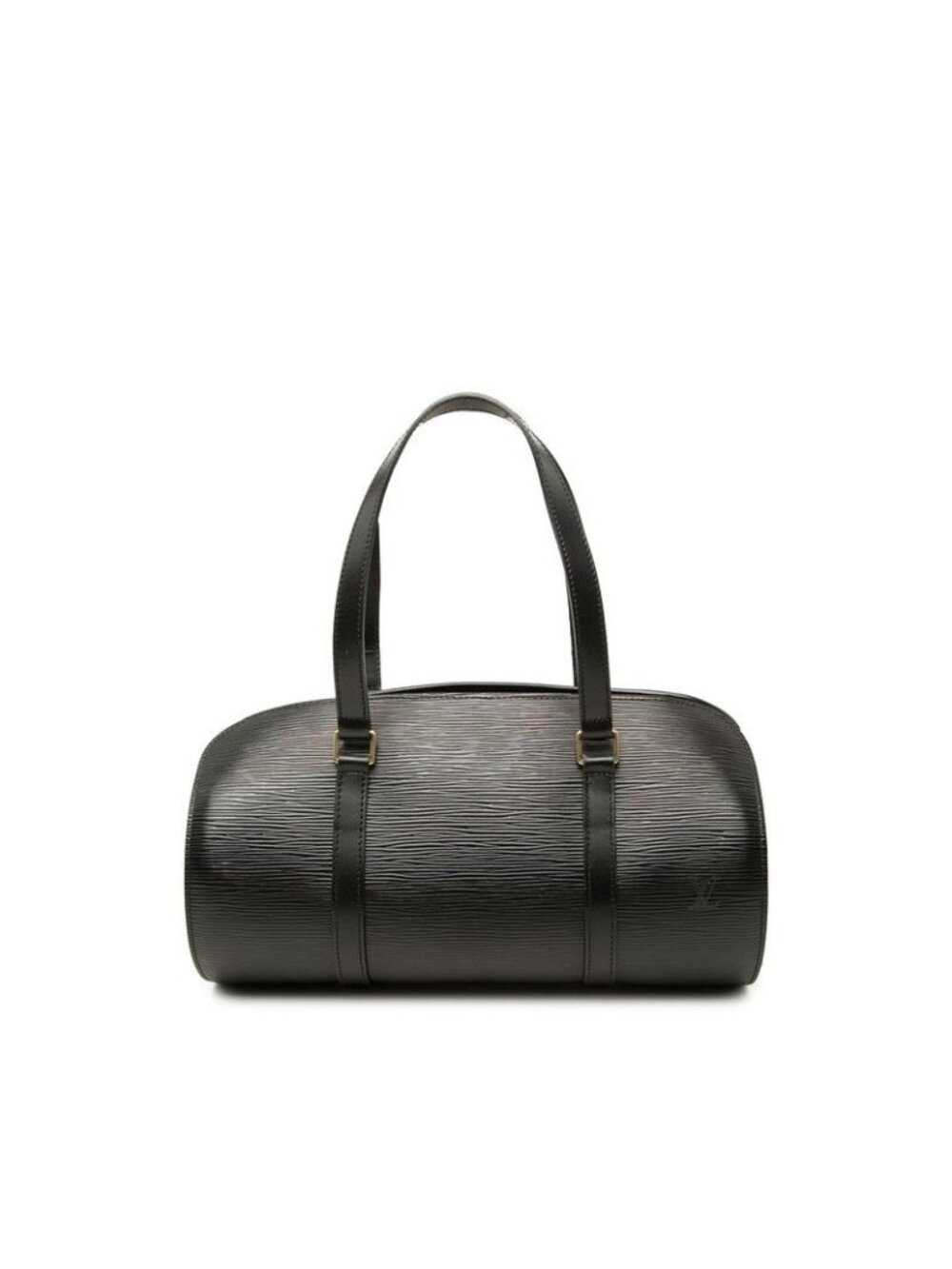 Louis Vuitton Epi Soufflot Handbag Noir Black Leather